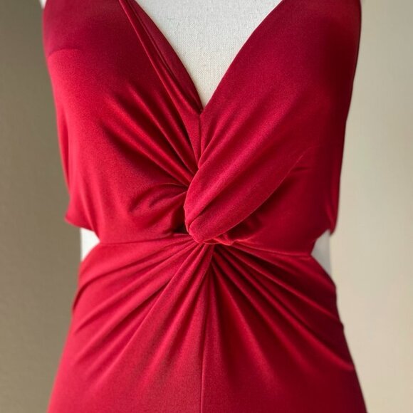 Express - Red Tank Bodysuit w/ Cutouts 🔥 - Picture 7 of 7